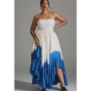 Anthropologie x Samant Chauhan Ombre Maxi Dress Size 1X